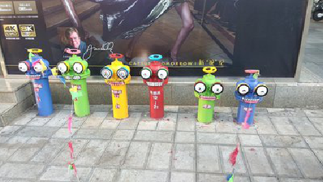 修武商业区彩绘