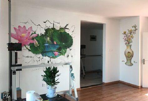 修武墙体彩绘相比墙纸的优势。