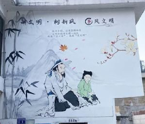 修武分享几个墙绘保养知识。