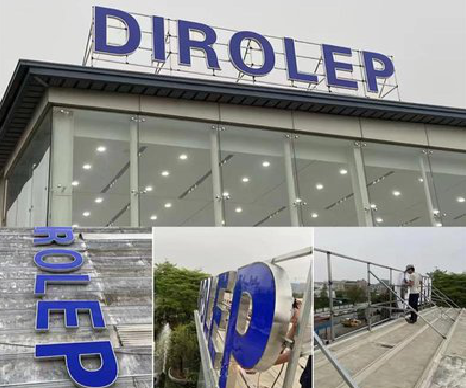 修武楼顶发光字安装的注意事项。